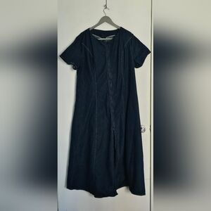 Plus sizevlong Maxi Denim Dress